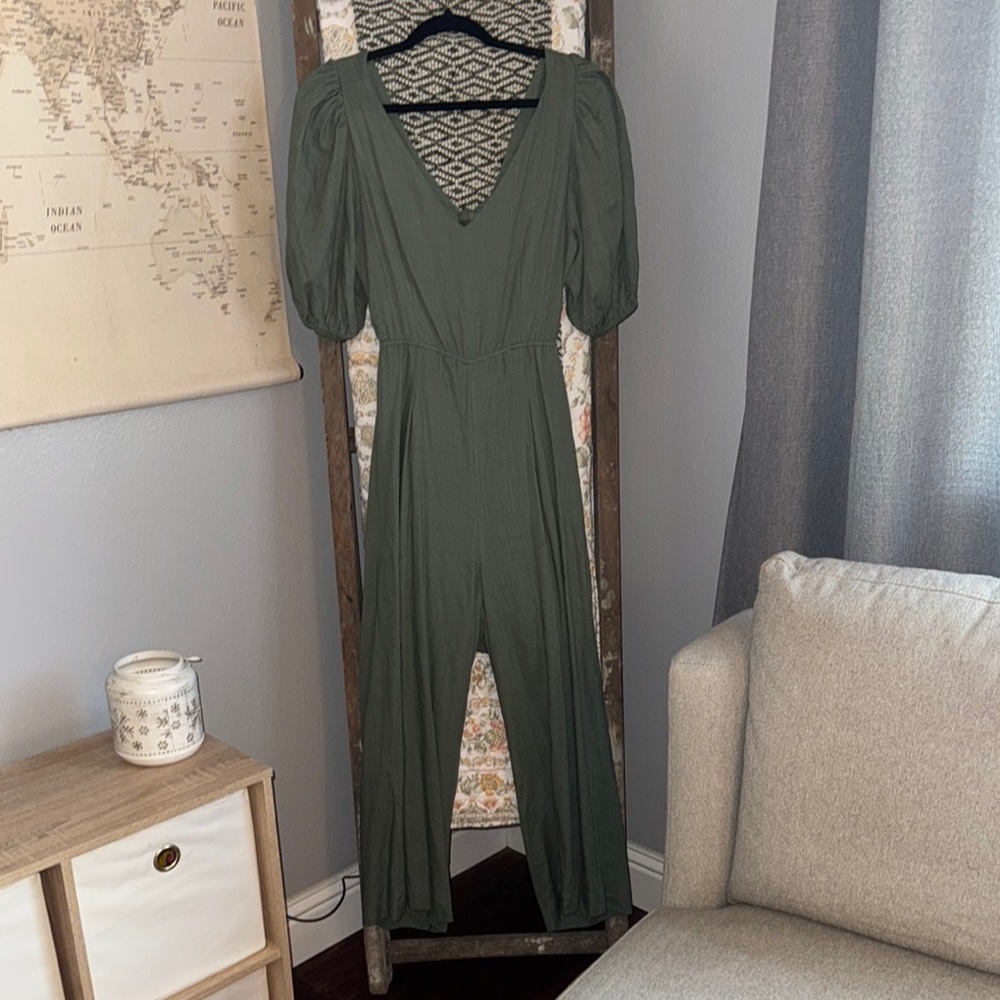 Green Jumpsuit size medium